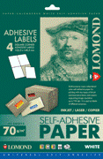 LOMOND Samolepicí etikety 4/105x148,5 A4, 50 listů