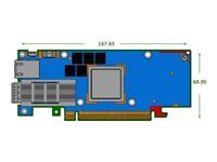 Síťový adaptér - PCIe 5.0 x16 - 400 Gigabit QSFP112 x 1