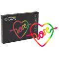 MANTA LOVE HEART, LED Neon plexi dekorace