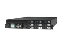 APC NetShelter Rack PDU Advanced - Rozvodná jednotka PDU (k montáži na regál) - merené, 415 V - AC 415 V - 41400 VA - 3 fáze - Ethernet 10/100/1000 - vstup: IEC 60309 60A - výstupní konektory: 18 (9 x IEC 60320 C13/C15, 9 x IEC 60320 C13/C15/C19/C21) - 2U - 3 m kabel - cerná - pro P/N: AR3003, AR3003SP, AR3006, AR3006SP, AR3103, AR3103SP, AR3106, AR3106SP
