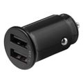 DELTACO USB-CAR124, Autonabíječka 2x USB 2.0, čí