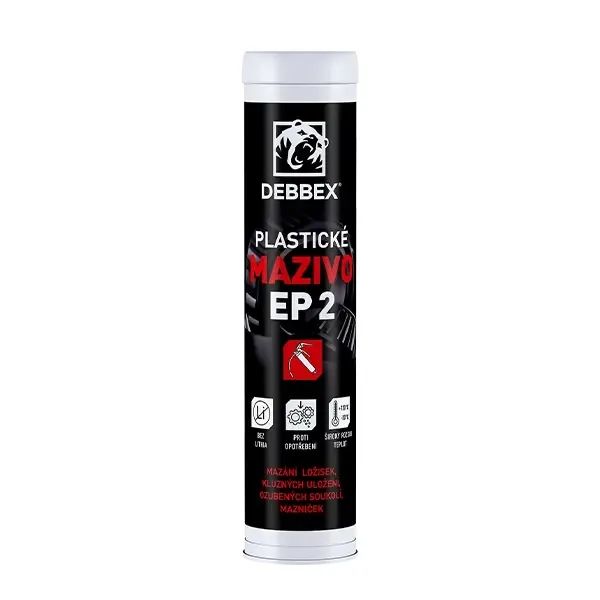 Plastické mazivo DEBBEX EP 2 žluté 400ml