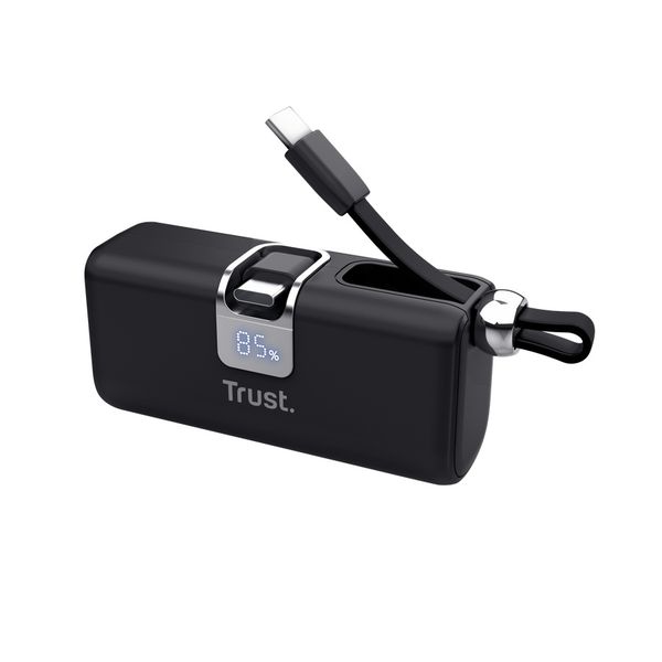 Trust pacto 5000 pd pocket powerbank blk