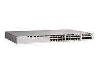 Cisco Catalyst 9200 - Network Essentials - přepínač - L3 - řízený - 8 x 100/1000/2.5G/5G/10GBase-T + 16 x 10/100/1000 (PoE+) - Lze montovat do rozvaděče - PoE+ (370 W) - repasováno