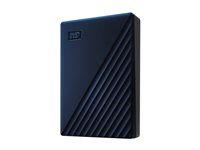 Pevný disk - šifrovaný - 6 TB - externí (přenosný) - USB 3.2 Gen 1 - AES 256 bitů - modrá