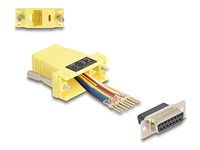 D-Sub 15 pin female to RJ45 female Assem