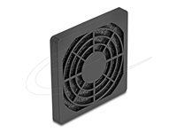 Fan Grill with Dust Filter 60 x 60 mm bl