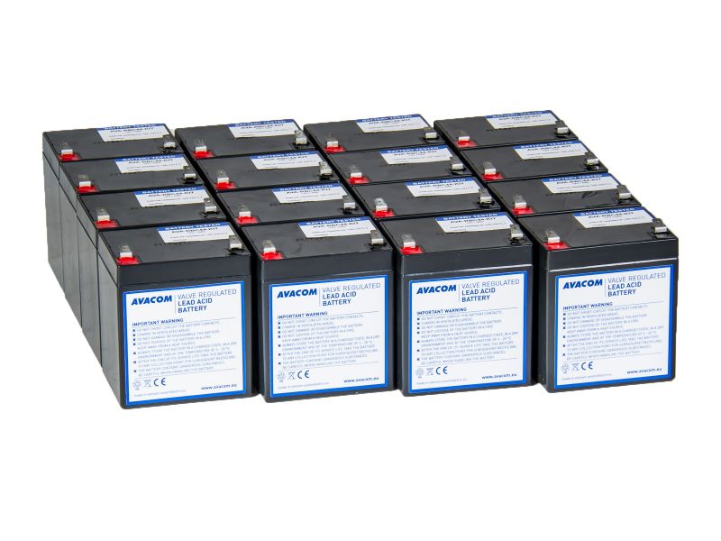 Bateriový kit AVACOM AVA-RBC44-KIT náhrada pro renovaci RBC44 (16ks baterií)