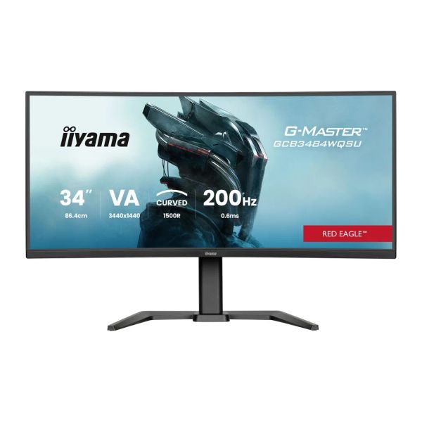 34'' iiyama GCB3484WQSU-B2: VA, UWQHD, 180Hz, USB-C