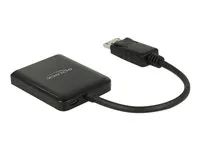Rozdělovač video / audio - 2 x DisplayPort - desktop