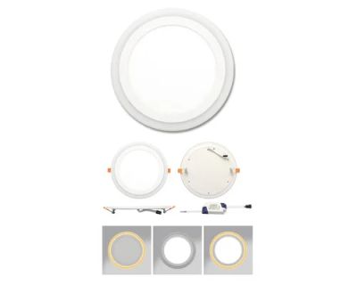 LED podsvícený panel, podhledový, 6W + 3W, 400lm