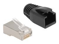 RJ50 Modular plug Cat.5e with bend prote