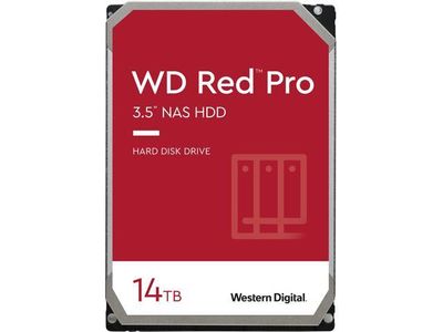 QNAP WD, HDD, Red Pro, SATA III, 3.5-inch, 14TB, WD142KFGX