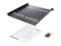 1U Network Rack Shelf (CABSHELF116V) - Police skříně - černá - 1U - 16" - pro P/N: CABSHELF116