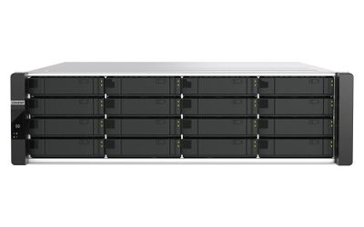 QNAP ES1686dc-R2-2142IT-96G (Duální řadič, 2x Xeon, 2x 48GB RAM, 16x 3,5" SAS, 6x GbE, 8x 10Gb SFP+)