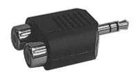Redukce Jack 3,5 stereo / 2xCINCH zásuvka