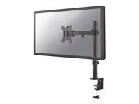 Montážní sada (úchyt na stůl) - plný pohyb - pro plochý panel - černá - velikost obrazovky: 10"-32" - upevnění svorkou, průchodka