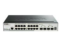 Přepínač - L3 - inteligentní - 16 x 10/100/1000 + 2 x gigabitů SFP + 2 x 10 Gigabit SFP+ - desktop, Lze montovat do rozvaděče