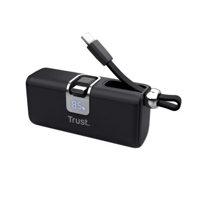 Trust pacto 5000 pd pocket powerbank blk