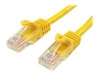 2m Yellow Snagless UTP Cat5e Patch Cable - 45PAT2MYL