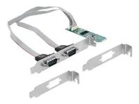 M.2 Card to 2 x Serial RS-232 DB9 with S