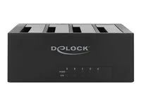Dokovací stanice HDD - oddílů: 4 - 2,5" / 3,5" sdílené - SATA 6Gb/s - USB-C - černá