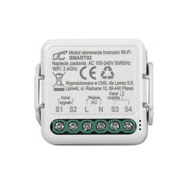 Chytrý ovladač garážových vrat LTC SMART02 WiFi Tuya