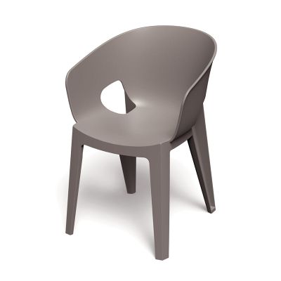 Židle zahradní PREMO 560x590x810mm – zemité hnědá