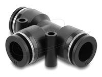 Pneumatic connector 12 mm with two mount
