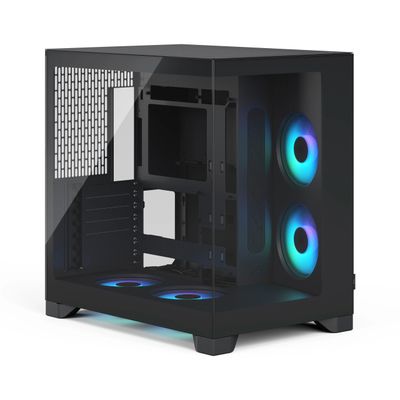 Fractal Pop 2 Vision/Midi Tower/Transpar./Černá