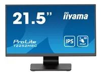LED monitor - 21.5" - dotykový displej - 1920 x 1080 Full HD (1080p) @ 60 Hz - IPS - 250 cd/m² - 1000:1 - 5 ms - HDMI, DisplayPort - reproduktory - černá, matný povrch