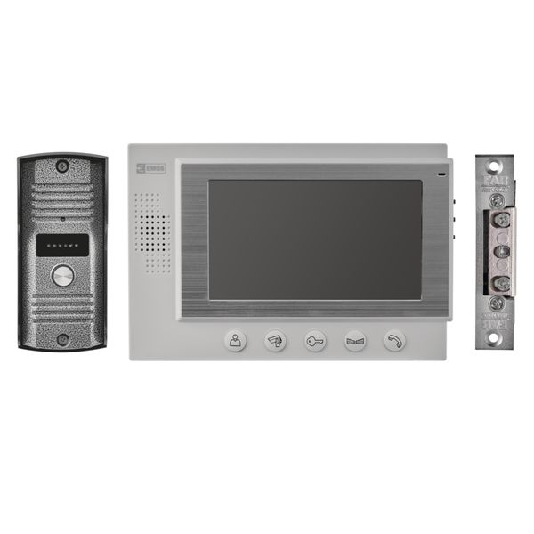Videotelefon 7"sada EM-07HD bílá
