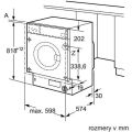 BOSCH Vestavná pračka WIW24342EU