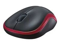 Myš - optický - bezdrátový - 2.4 GHz - bezdrátový přijímač USB - červená