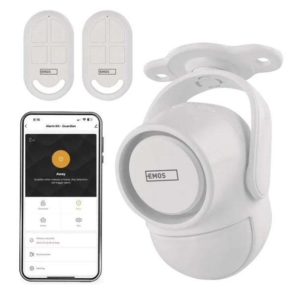 Alarm GoSmart EMOS IP-126L GUARDIAN se senzorem pohybu WiFi Tuya