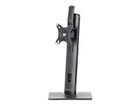 Universal Monitor Stand - Stojan - nastavitelné rameno - pro obrazovka - hliník - černá - velikost obrazovky: až do 32" - stolní stojan