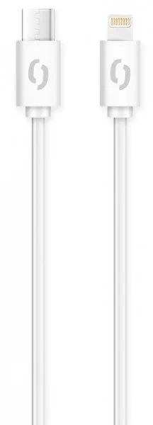 ALIGATOR Datový kabel POWER 3A, USB-C/lightning bílý