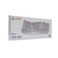 SBOX WK-905-US ERGO, Bezdrátová klávesnice, bílá