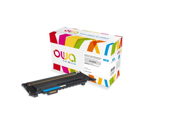 OWA Armor toner kompatibilní s Samsung CLTC4072S, 1000st, modrá/cyan