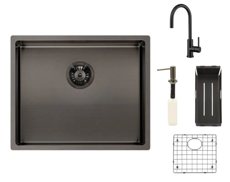 Reginox SET Miami 500 Gun metal + baterie Cano + příslušenství Gun metal