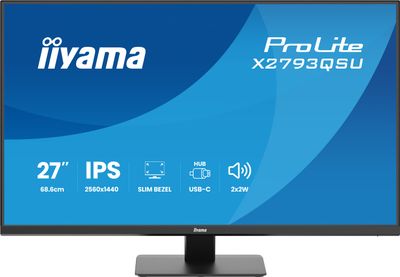 iiyama ProLite/X2793QSU-B1/27"/IPS/QHD/75Hz/1ms/Černá/3R