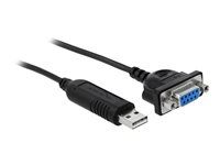 Sériový kabel - USB (M) do DB-9 (F) - 1.8 m - černá