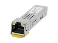 Transceiver modul SFP (mini-GBIC) - 1GbE - 10Base-T, 1000Base-T, 100Base-X - RJ-45 - až 100 m - pro AT x240-10, x240-26; CentreCOM AT-GS970EMX/52, AT-x230-52; CentreCOM SE240 Series