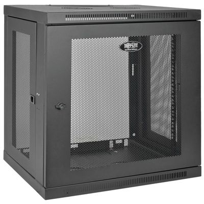 Skříň SmartRack 12U, Š=600mm, Hl=450mm, hloubka pro přepínače, montáž na stěnu
