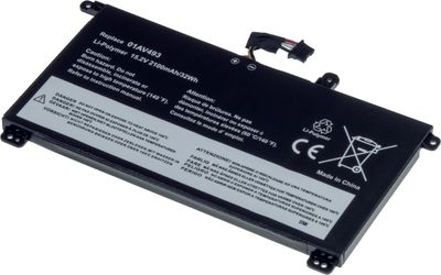 Baterie T6 Power pro Lenovo ThinkPad T570, T580, P51s, P52s, internal, 2100mAh, 32Wh, 4cell