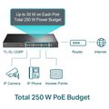 TP-Link TL-SL1226P, Switch 24-Port/100Mbps/Rack