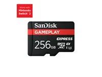 SanDisk GamePlay - Paměťová karta flash - 256 GB - A1 / UHS-I U3 - microSDXC UHS-I