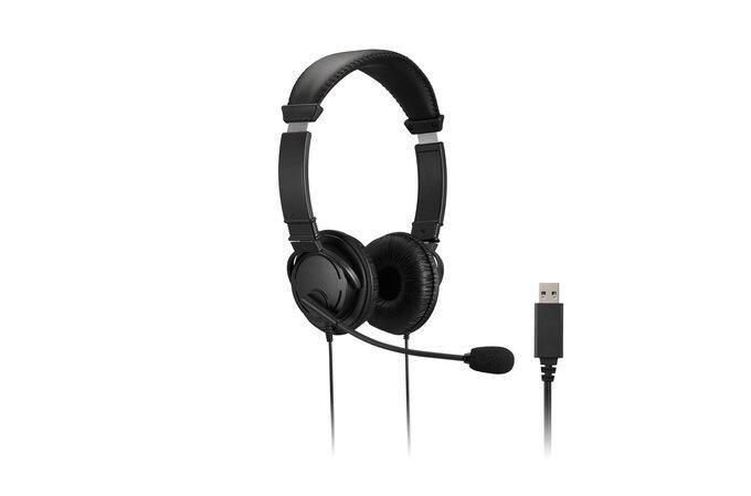 HiFi USB sluchátka s mikrofonem a tlačítky