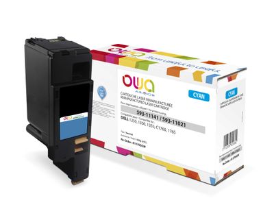 OWA Armor toner kompatibilní s Dell 593-11141, 1400st, modrá/cyan