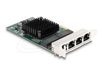 PCI Express x1 Card to 4 x RJ45 Gigabit